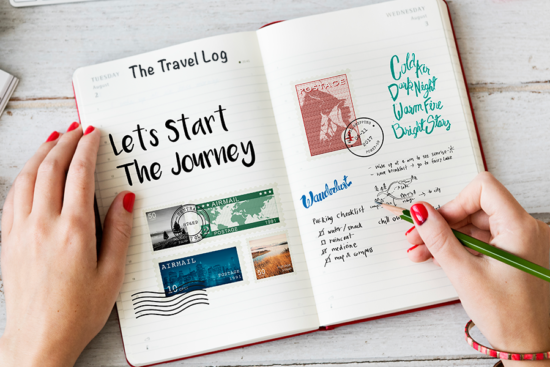travel log book template excel